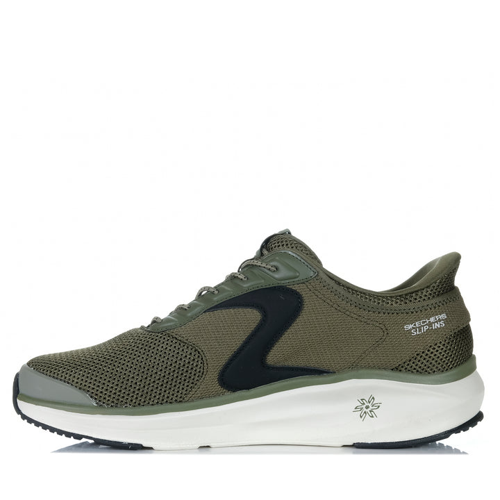 Skechers Slip Ins: Vertex - Vickul Olive 233077 Mens Sneakers