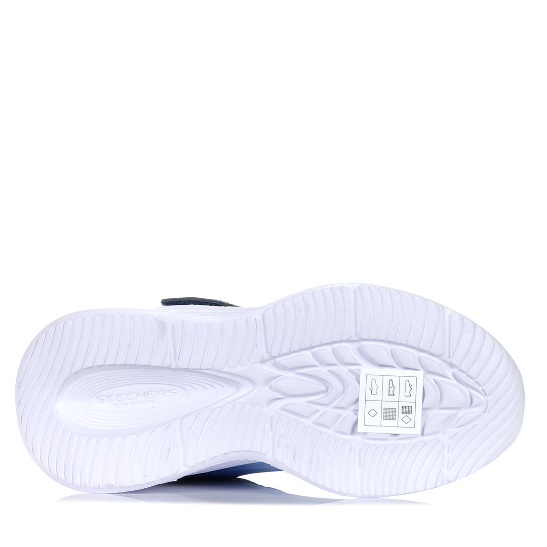 Skechers Sola Glow-Ombre Deluxe 303714L Navy Light Blue Youth Shoes