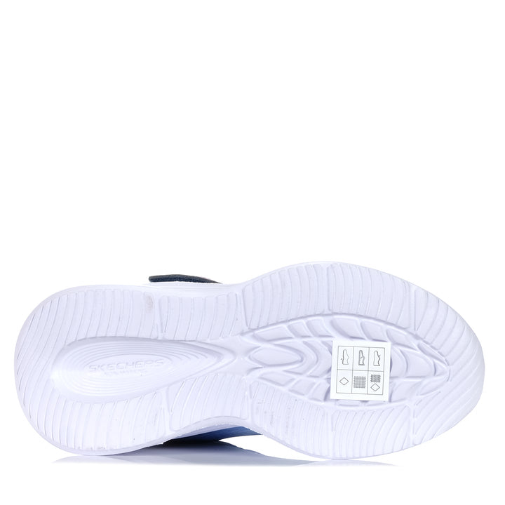 Skechers Sola Glow-Ombre Deluxe 303714L Navy Light Blue Youth Shoes