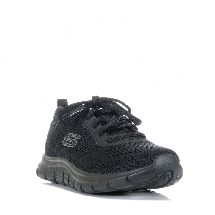 Skechers Track - New Staple 150141 Black/Black, 10 US, 11 US, 6 US, 7 US, 8 US, 9 US, black, flats, low-tops, shoes, Skechers, sneakers, sports, walking, womens