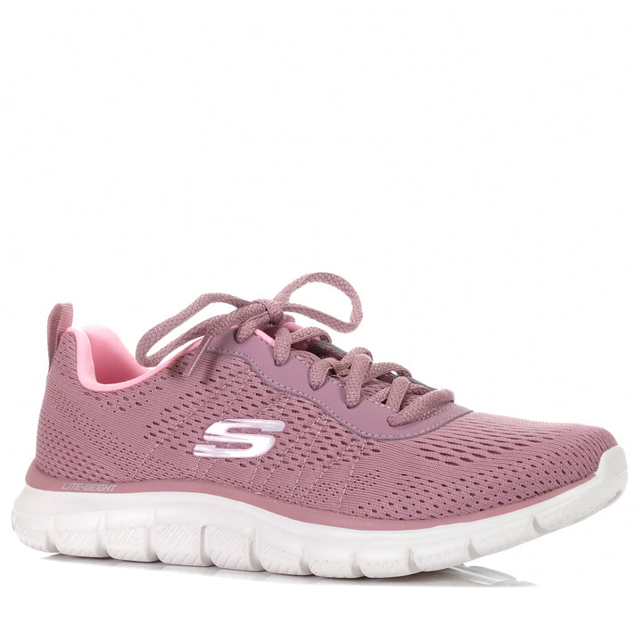 Skechers Track - New Staple 150141 Dark Rose/Pink, 10 US, 11 US, 6 US, 7 US, 8 US, 9 US, flats, low-tops, pink, shoes, Skechers, sneakers, sports, walking, womens
