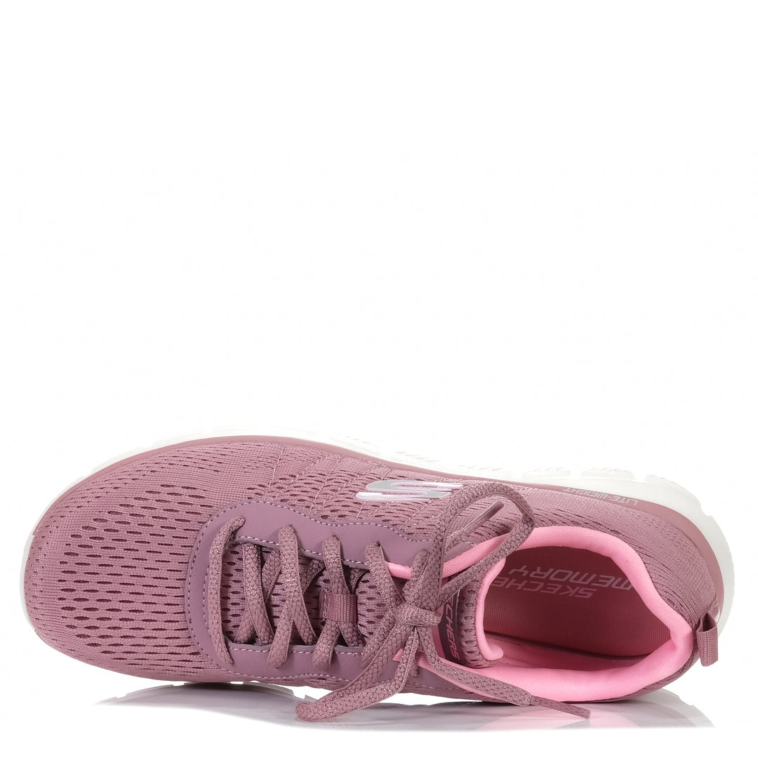 Skechers Track - New Staple 150141 Dark Rose/Pink, 10 US, 11 US, 6 US, 7 US, 8 US, 9 US, flats, low-tops, pink, shoes, Skechers, sneakers, sports, walking, womens
