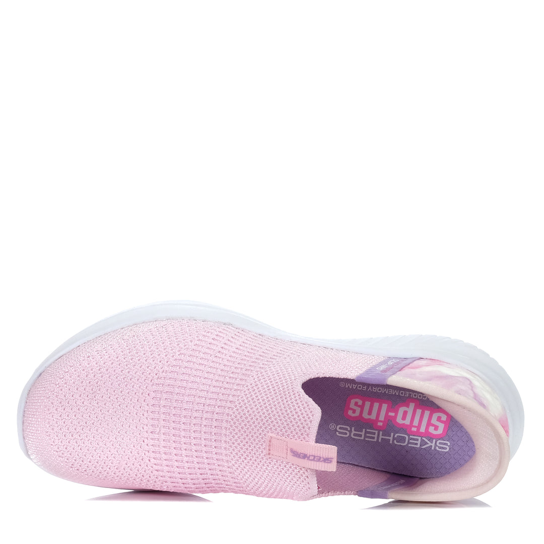 Skechers Kids' Slip-Ins: Ultra Flex 3.0 - Colory Wild Pink Youth Shoes