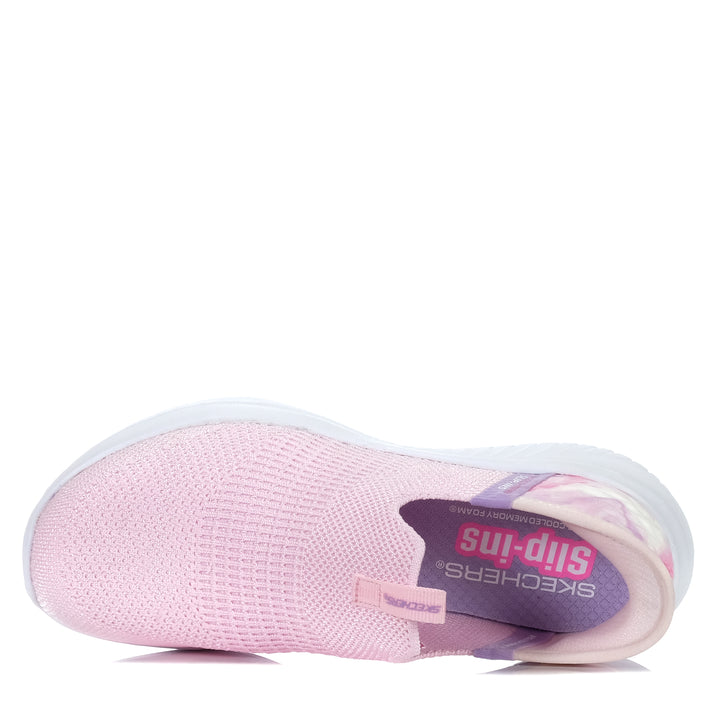 Skechers Kids' Slip-Ins: Ultra Flex 3.0 - Colory Wild Pink Youth Shoes