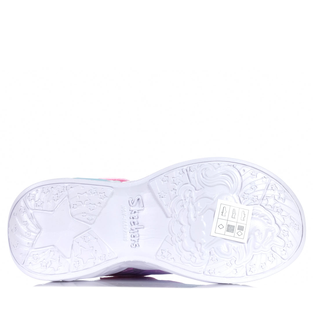 Skechers Unicorn Dreams - Wishful Magic 302299L Pink/Turquoise Youth Shoes