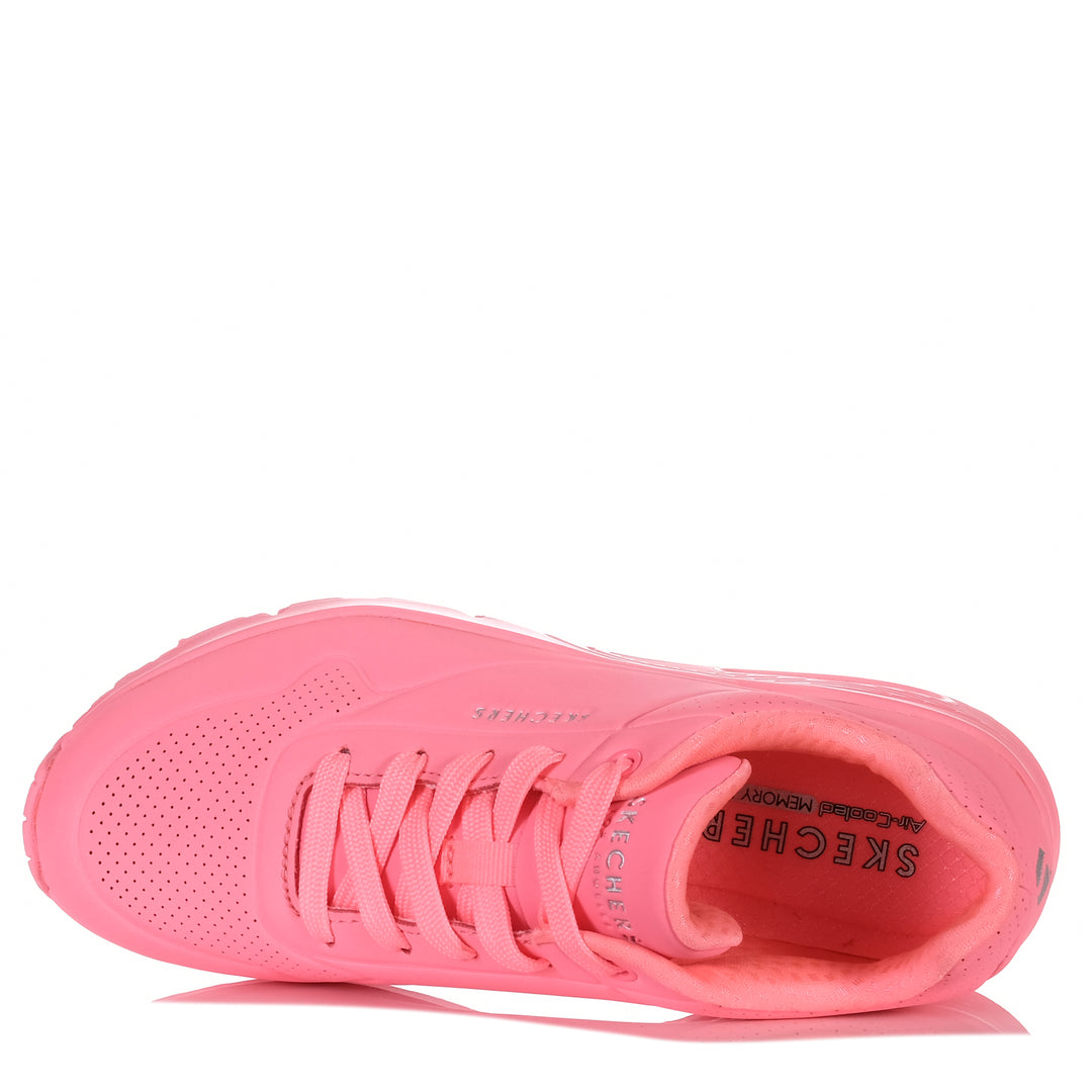 Skechers Uno - Stand On Air 73690 Coral Womens Sneakers