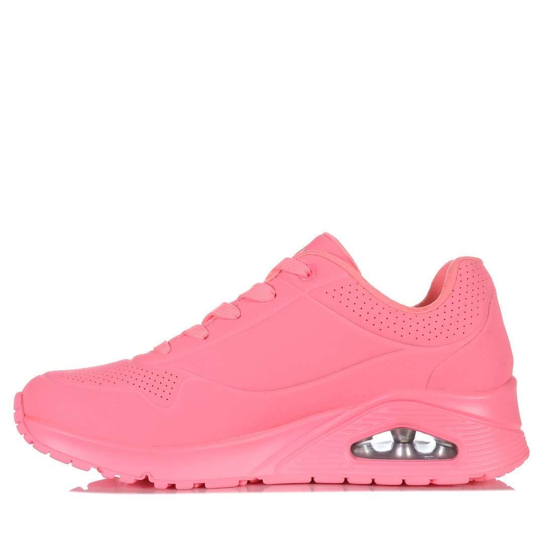 Skechers Uno - Stand On Air 73690 Coral Womens Sneakers