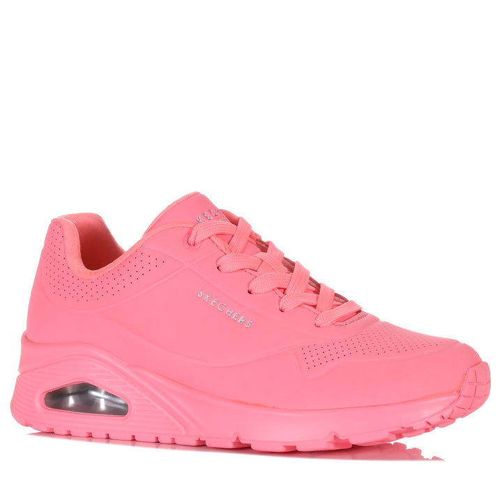 Skechers Uno - Stand On Air 73690 Coral Womens Sneakers