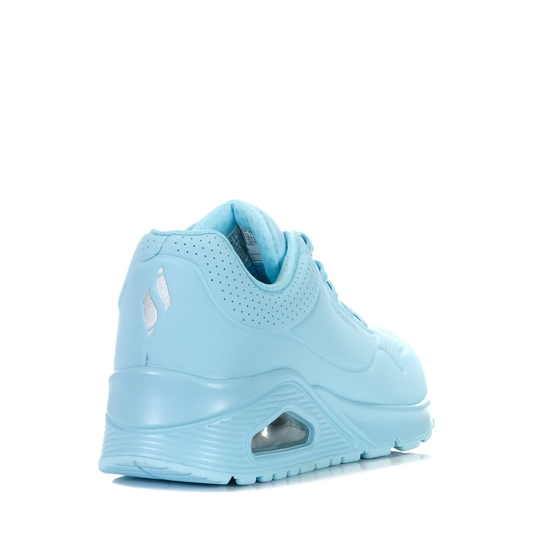 Skechers Uno - Stand On Air 73690 Light Blue Womens Sneakers