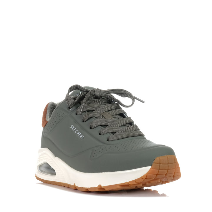 Skechers Uno - Suited On Air 183004 Olive Mens Shoes