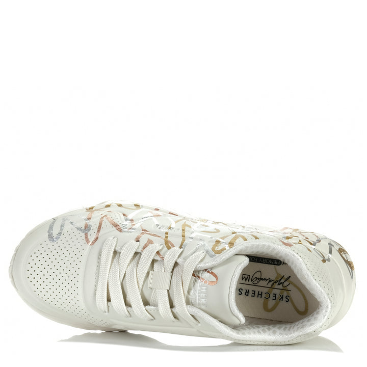 Skechers x JGoldcrown: Uno Lite - Metallic Love 314067L Youth Shoes