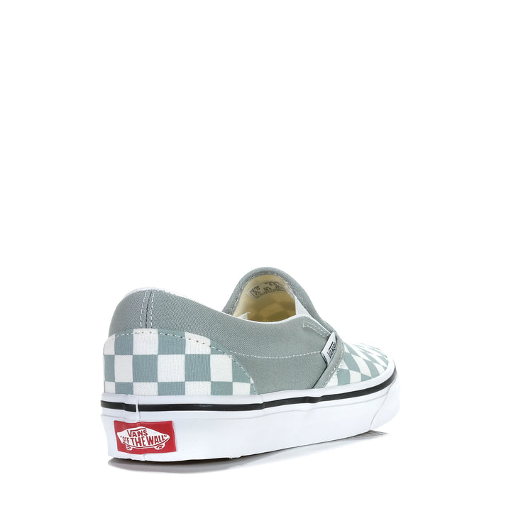 Vans Classic Slip-On Checkerboard Pure Grey Womens Sneakers