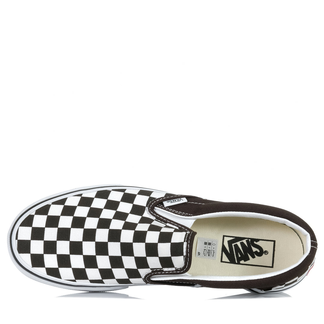 Vans Classic Slip-On Checkerboard Turkish Coffee Mens Sneakers