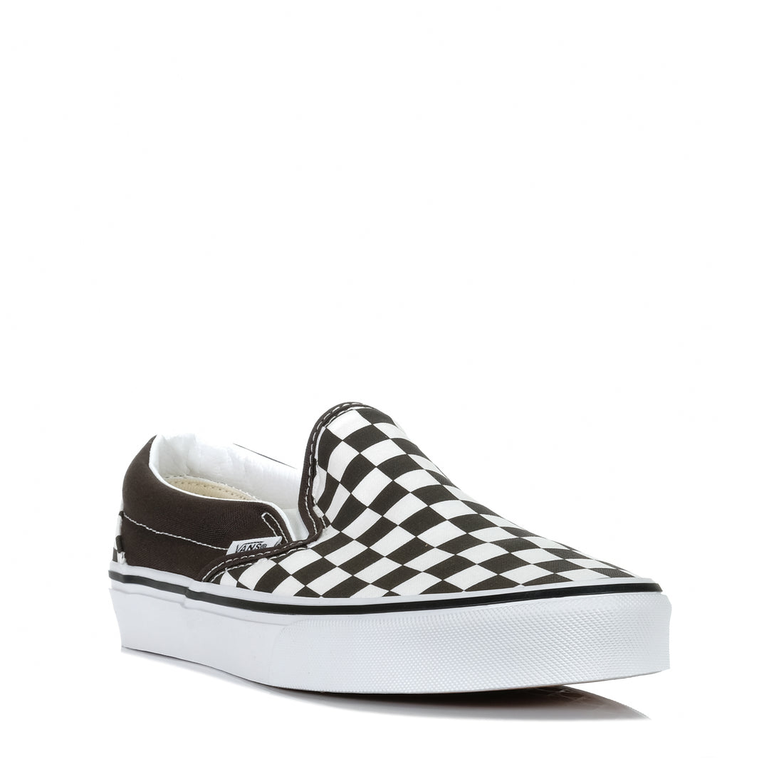Vans Classic Slip-On Checkerboard Turkish Coffee Mens Sneakers