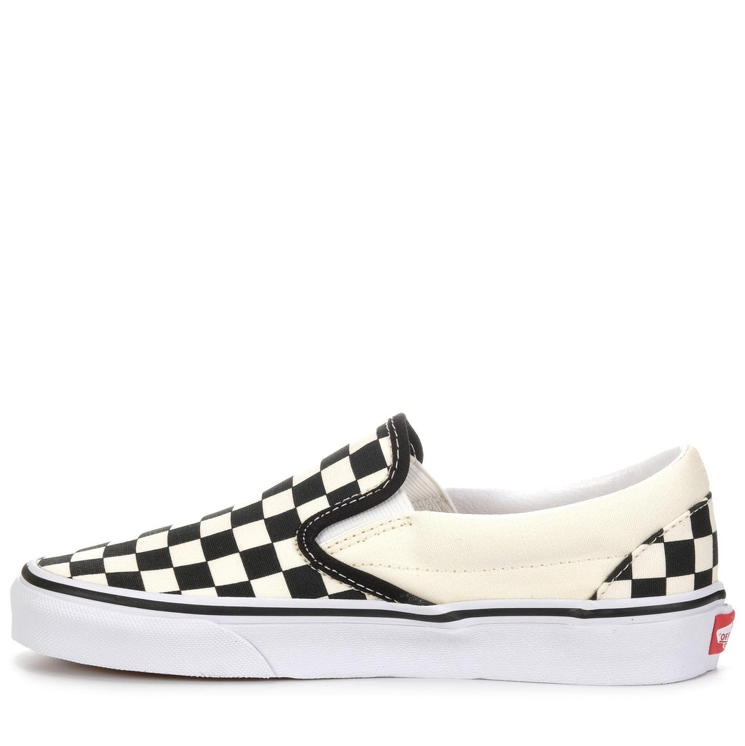 Vans Classic Slip-Ons Checkerboard Black/White, 10 M / 11.5 W, 11 M / 12.5 W, 12 M / 13.5 W, 13 M / 14.5 W, 5 M / 6.5 W, 6 M / 7.5 W, 7 M / 8.5 W, 8 M / 9.5 W, 9 M / 10.5 W, bf, men, mens, multi, sneakers, vans, womens