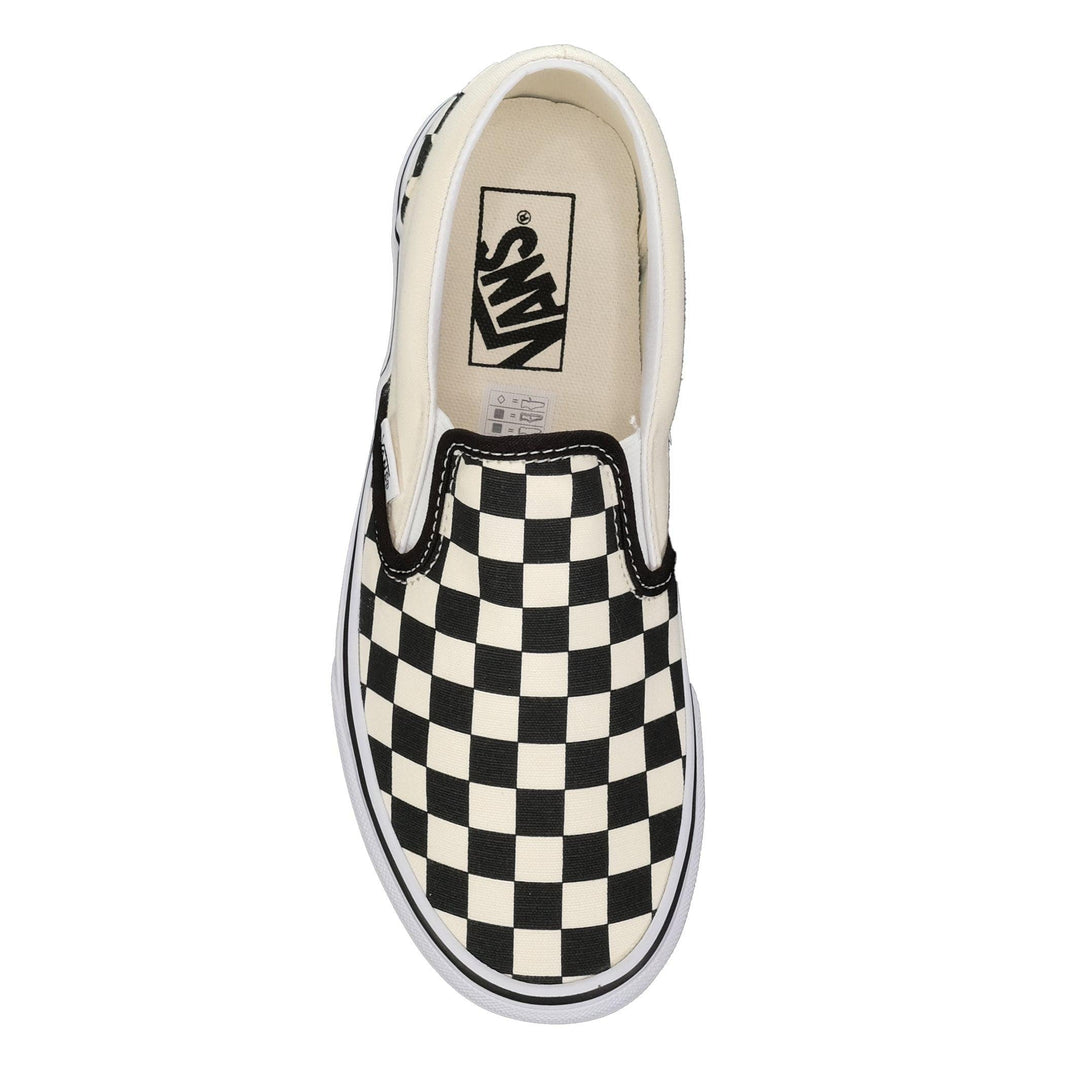 Vans Classic Slip-Ons Checkerboard Black/White, 10 M / 11.5 W, 11 M / 12.5 W, 12 M / 13.5 W, 13 M / 14.5 W, 5 M / 6.5 W, 6 M / 7.5 W, 7 M / 8.5 W, 8 M / 9.5 W, 9 M / 10.5 W, bf, men, mens, multi, sneakers, vans, womens