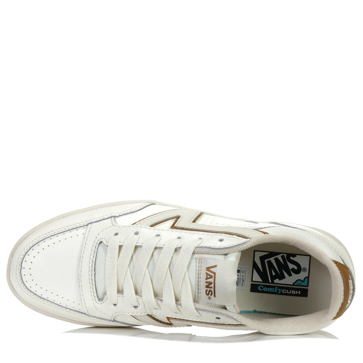 Vans Lowland Comfy Cush Vintage White Mens Sneakers