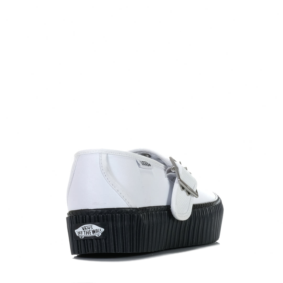 Vans Mary Jane Creeper Grunge White/Black Womens Shoes