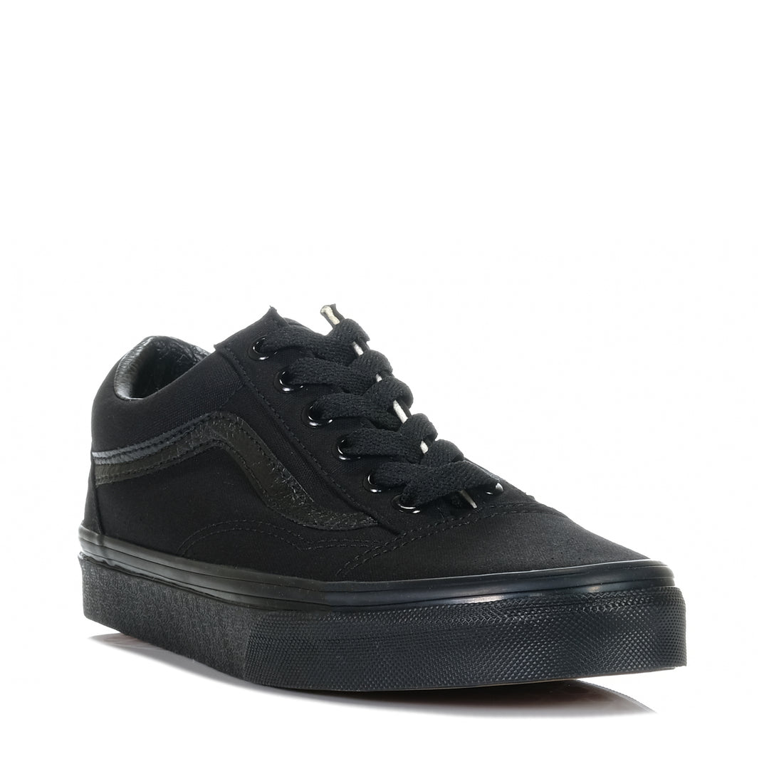 Vans Old Skool Black, 10.5W / 9M US, 11.5W / 10M US, 12.5W / 11M US, 13.5W / 12M US, 14.5W / 13M US, 6.5W / 5M US, 7.5W / 6M US, 8.5W / 7M US, 9.5W / 8M US, Black, Low-Tops, mens, old skool, Sneakers, unisex, vans, womens