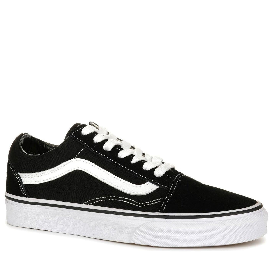 Vans Old Skool Black/White, 10.5 W / 9 M, 11.5 W / 10 M, 12.5 W / 11 M, 13.5 W / 12 M, 14.5 W / 13 M, 15.5 W / 14 M, 5.5 W / 4 M, 6.5 W / 5 M, 7.5 W / 6 M, 8.5 W / 7 M, 9.5 W / 8 M, bf2, black, mens, old skool, sneakers, vans, womens