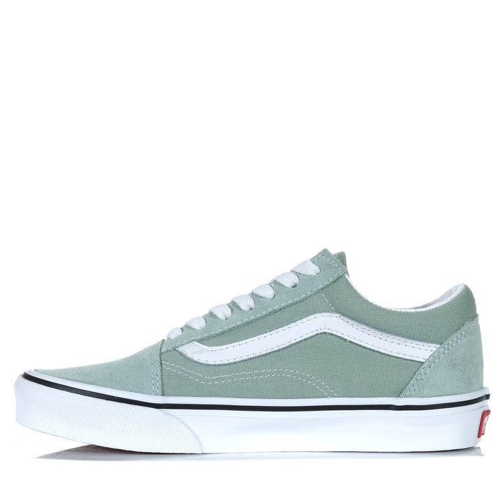 Vans Old Skool Colour Theory Grey/Olive Womens Sneakers