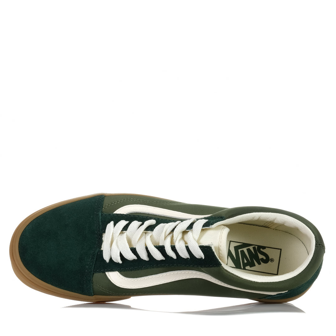 Vans Old Skool Sporty Green/Gum Mens Sneakers
