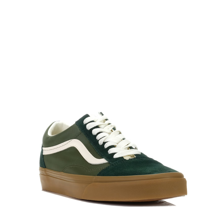 Vans Old Skool Sporty Green/Gum Mens Sneakers