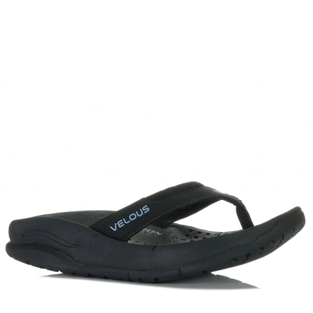 Velous Oceanside Flip Black/Light Blue Unisex Sandals