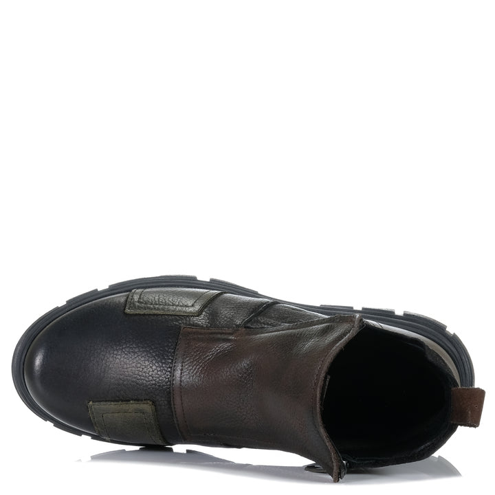 Via Nova Millie Black Combo Womens Boots
