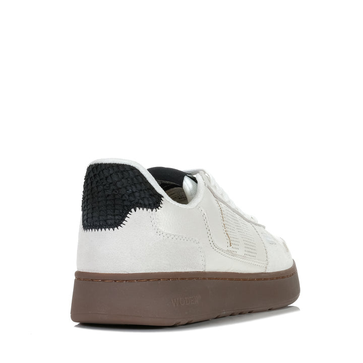 Woden Halfdan Blanc/Black Mens Sneakers