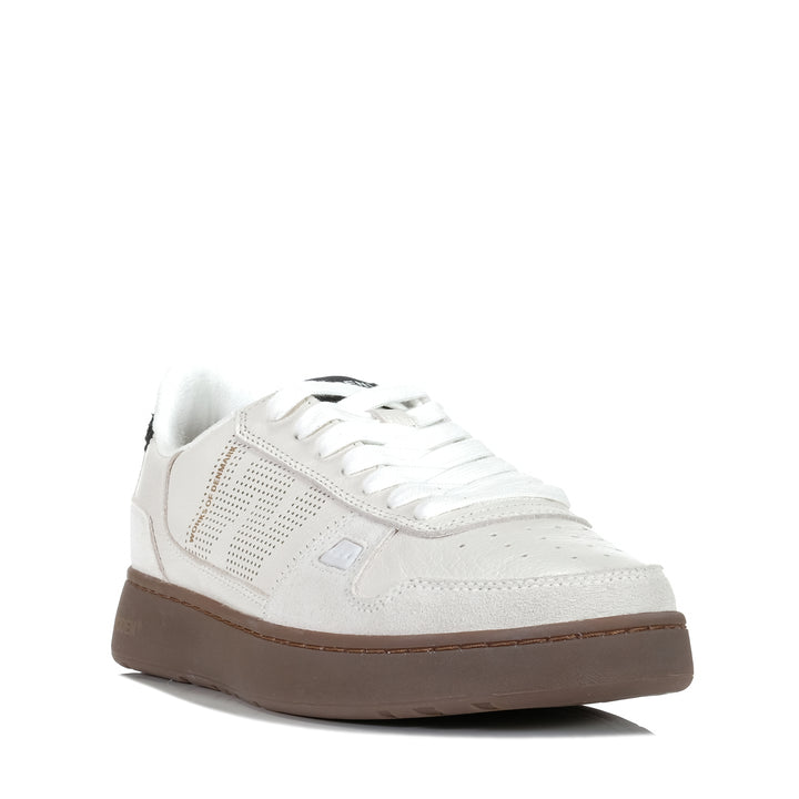 Woden Halfdan Blanc/Black Mens Sneakers