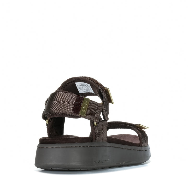Woden Line Sandal Chocolate Womens Sandals