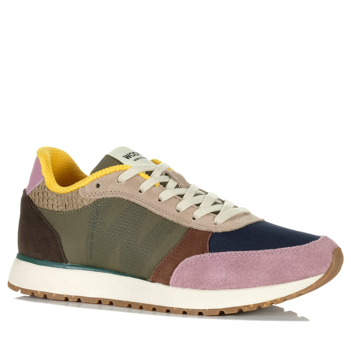 Woden Ronja Dark Algae Multi Womens Sneakers