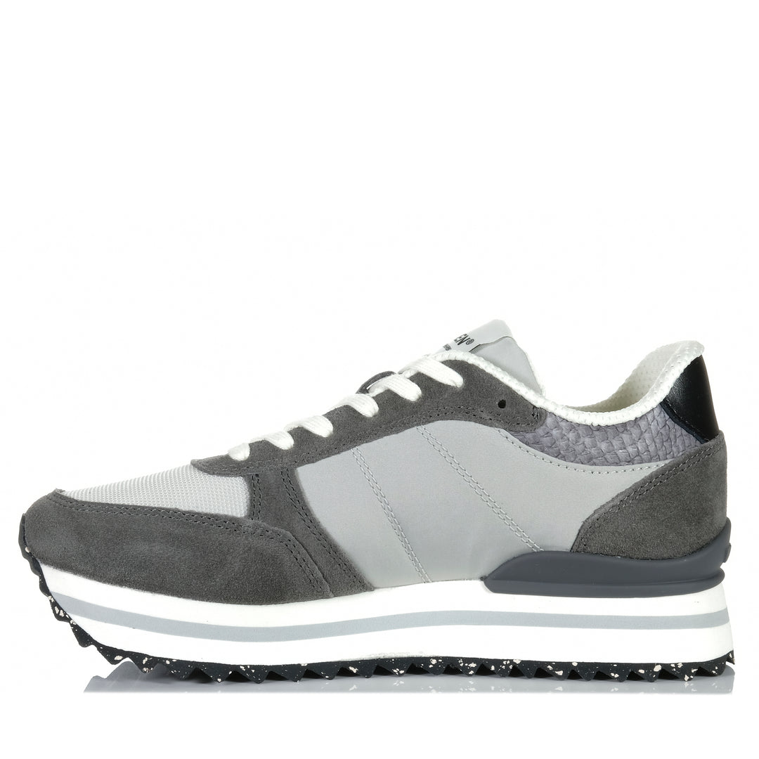 Woden Ronja Plateau Dark Grey Multi Womens Sneakers