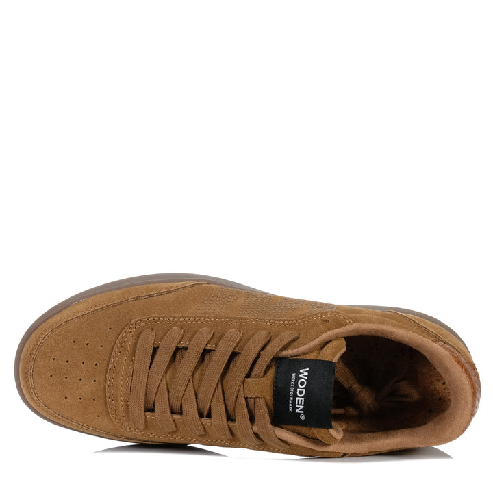 Woden Toke Caramel Mens Sneakers