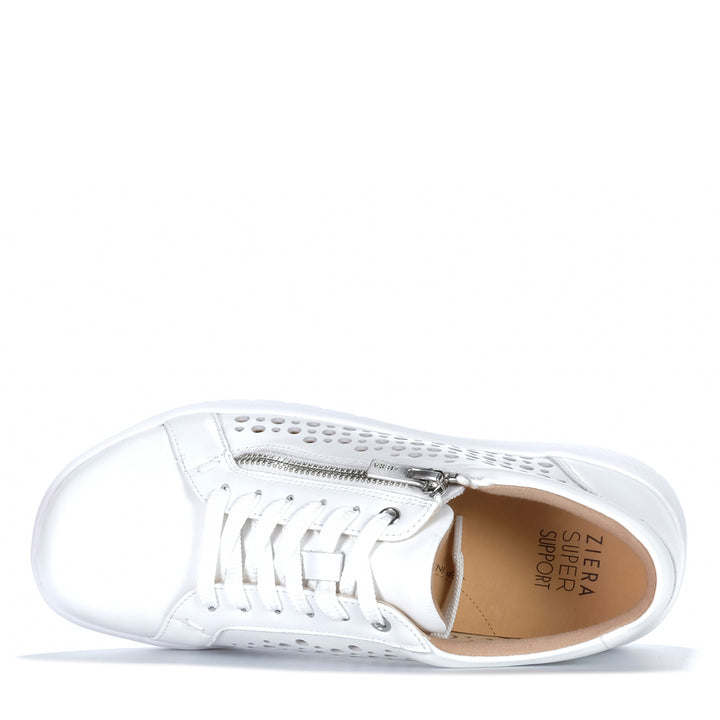 Ziera Shovo XF White Womens Sneakers