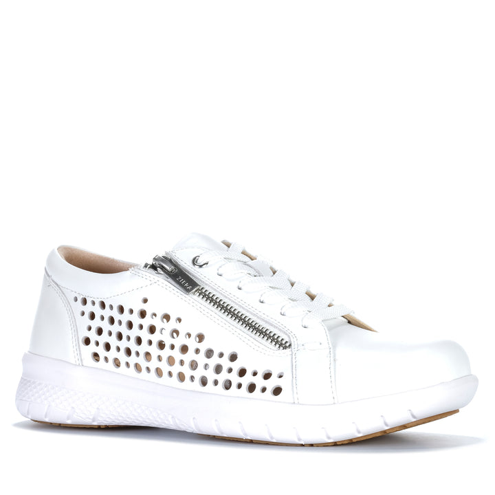 Ziera Shovo XF White Womens Sneakers