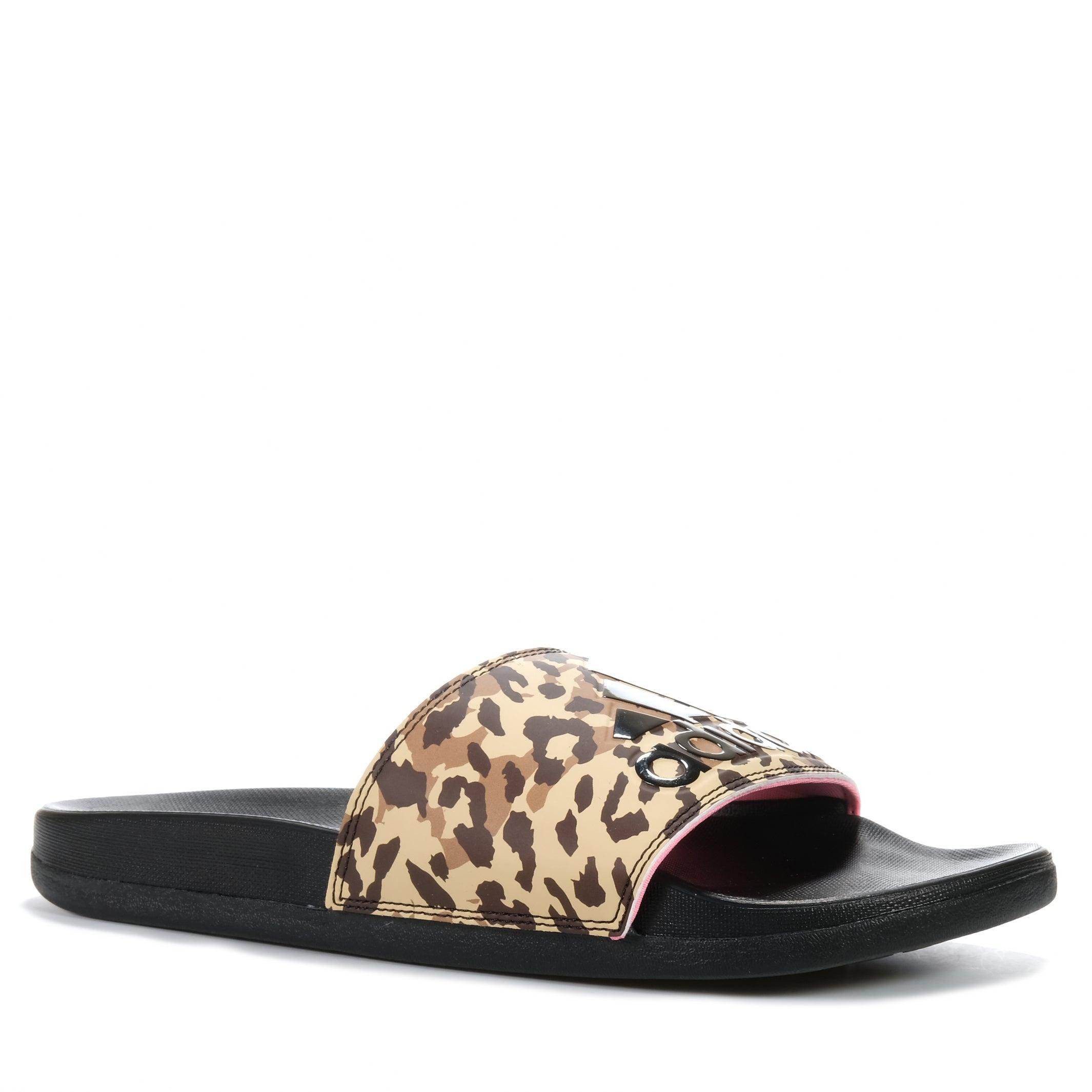 Cheetah best sale adidas slides