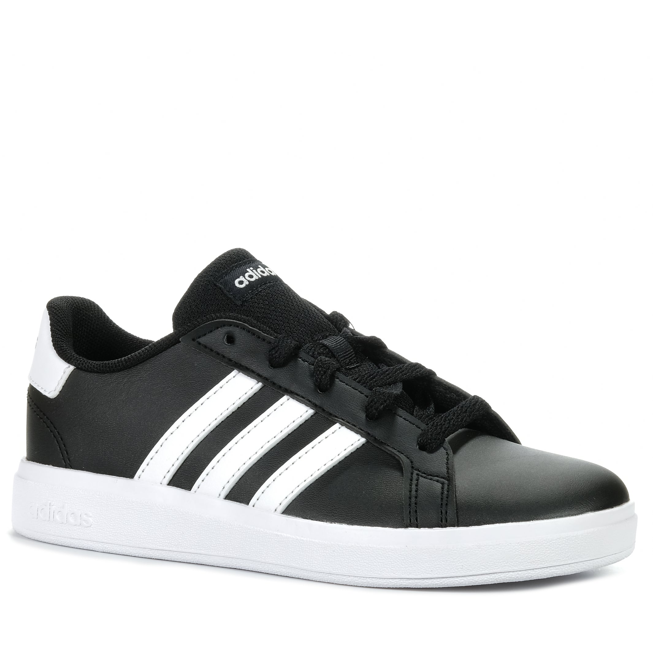 Adidas grand court store black and white