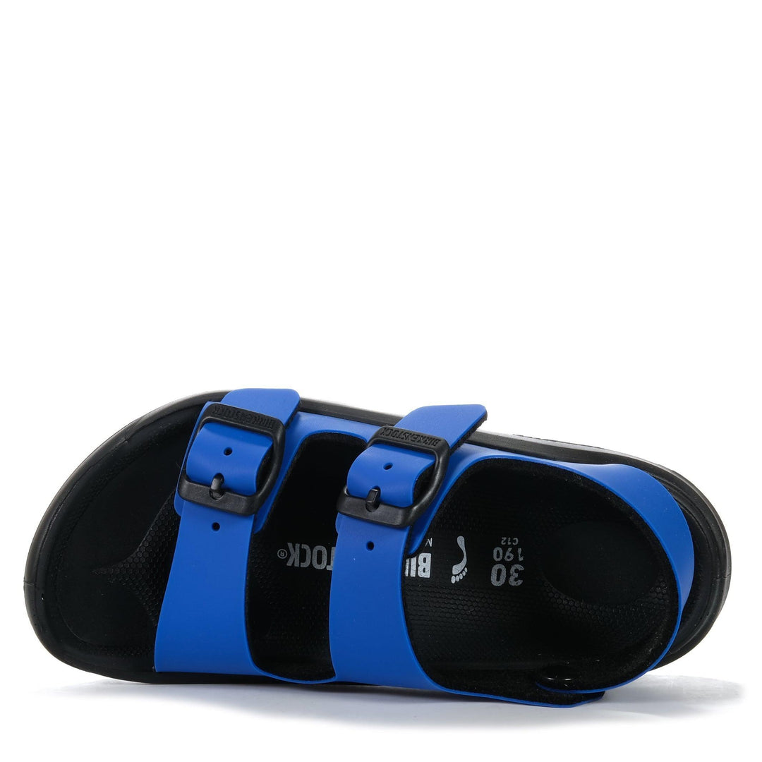Birkenstock Mogami Birko-Flor (Narrow) Blue/Black Youth Sandals