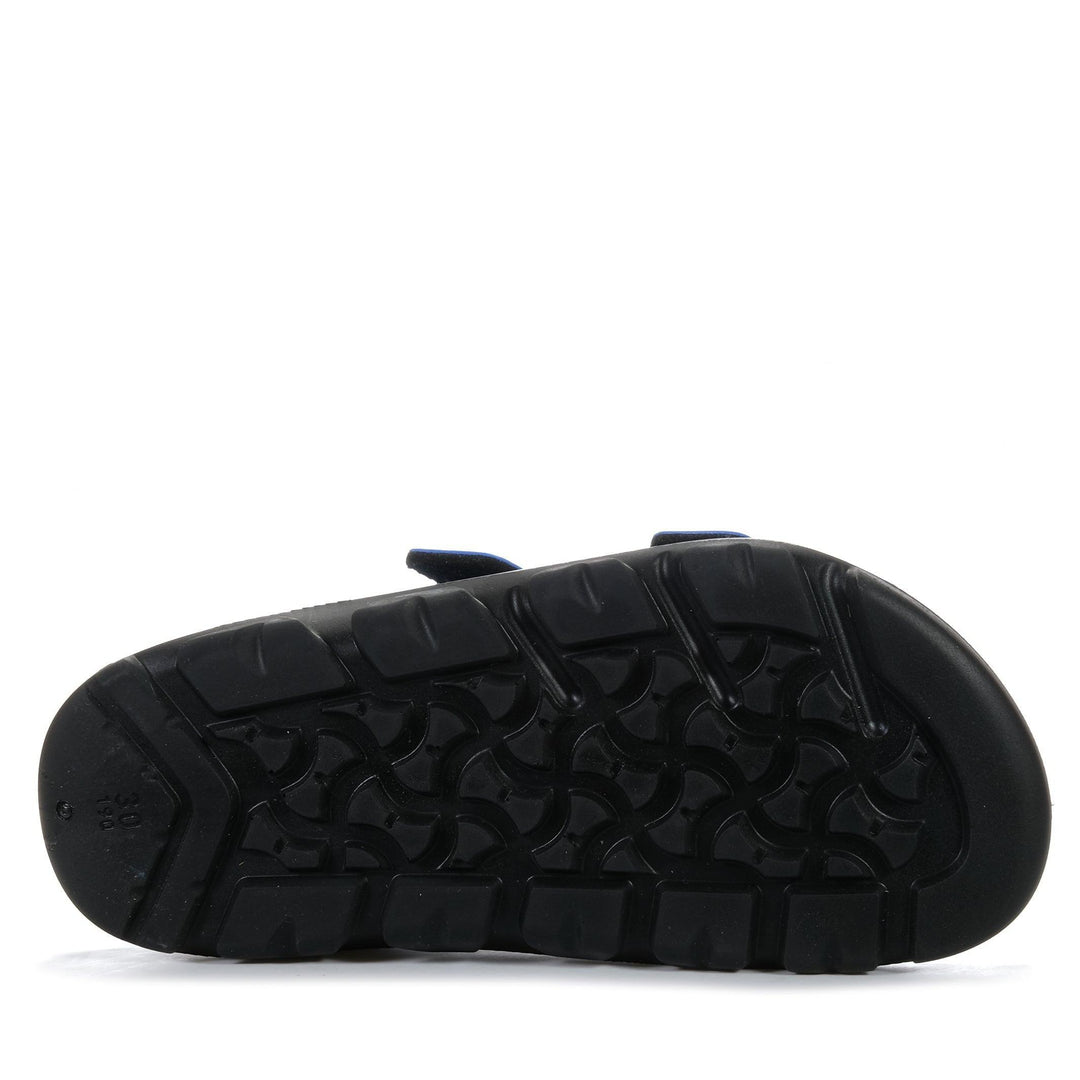 Birkenstock Mogami Birko-Flor (Narrow) Blue/Black Youth Sandals