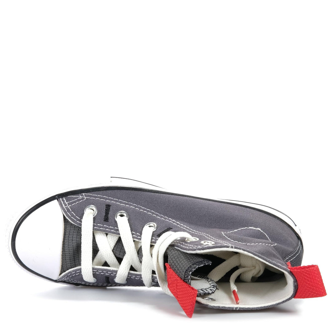 Converse Chuck Taylor Kids Relaxed High Grey, 1 US, 11 US, 12 US, 13 US, 2 US, 3 US, BF, boots, converse, grey, kids, toddler