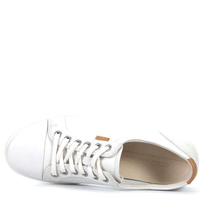 Ecco Soft 7 430003 White Droid Womens Shoes