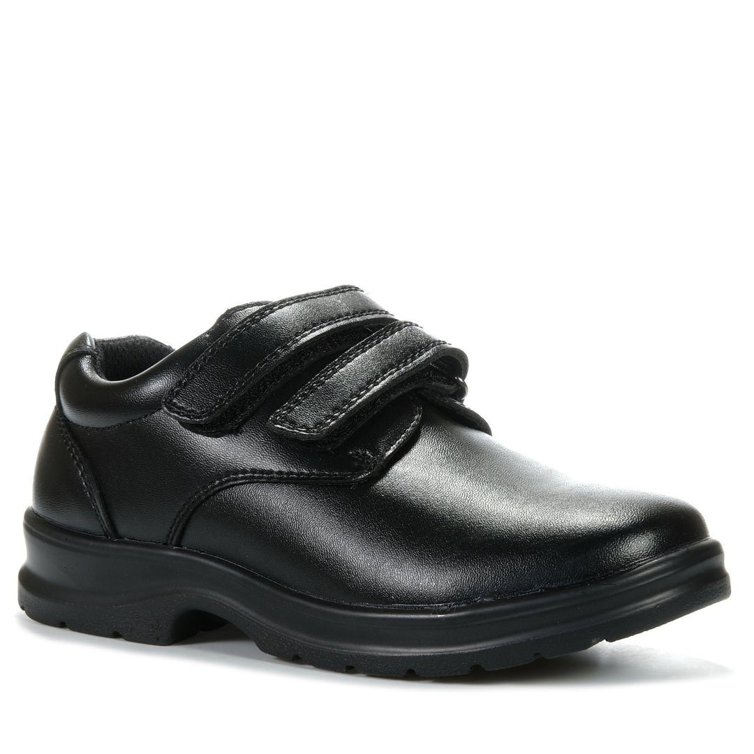 Grosby Evan 2 Black, 1 UK, 10 UK, 11 UK, 12 UK, 13 UK, 2 UK, 3 UK, black, Grosby, kids, school, shoes, youth