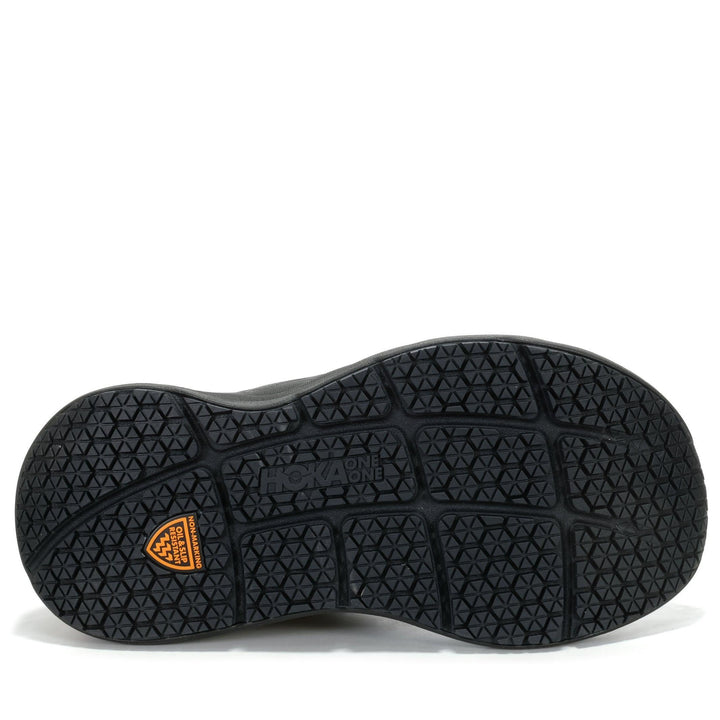 Hoka Bondi SR Wide (2E) Mens Black/Black Mens Sports