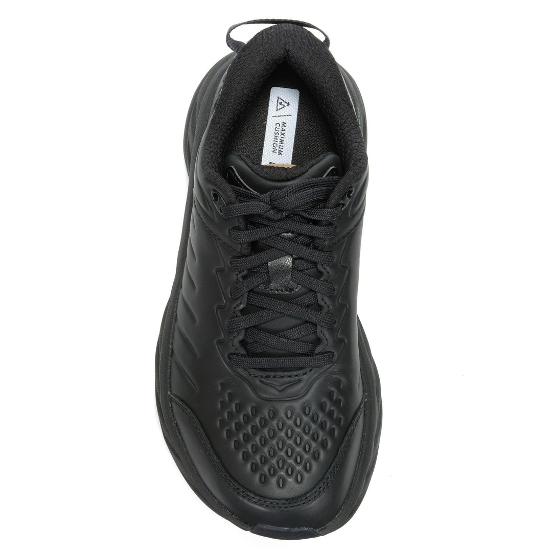 Hoka Bondi SR Wide (2E) Mens Black/Black Mens Sports