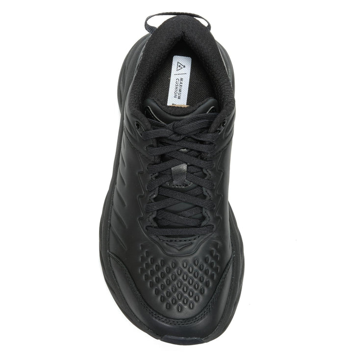 Hoka Bondi SR Wide (2E) Mens Black/Black Mens Sports