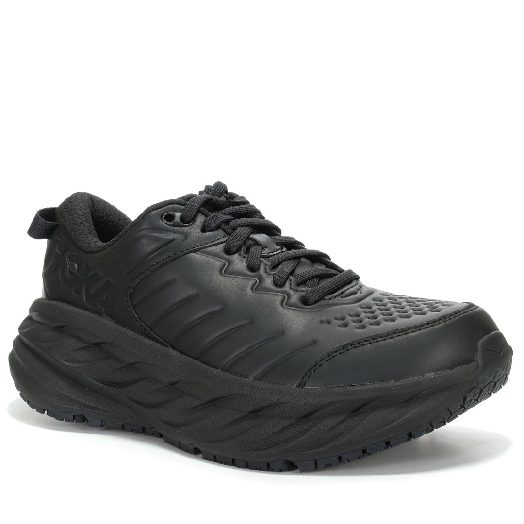 Hoka Bondi SR Wide Womens Black/Black, 10 US, 10.5 US, 6.5 US, 7 US, 7.5 US, 8 US, 8.5 US, 9 US, 9.5 US, black, hoka, sports, walking, womens, work