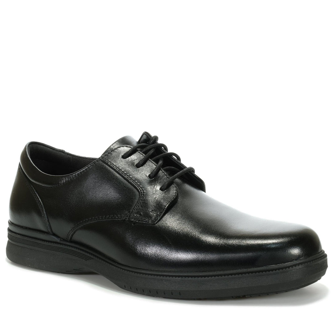 Hush Puppies Legend Black Mens Shoes