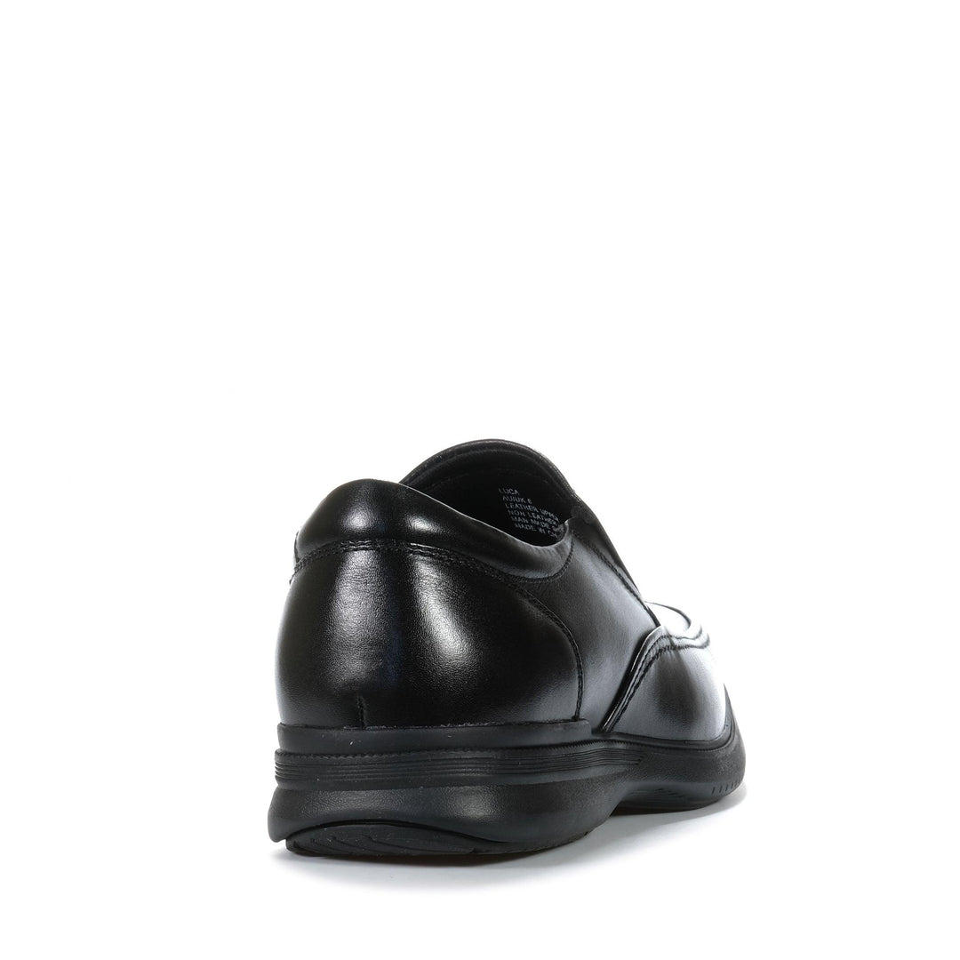 Hush Puppies Luca Black Mens Shoes
